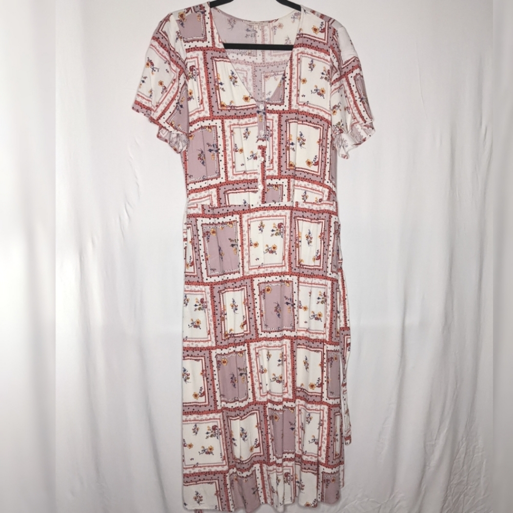 Skies Are Blue Midi Summer Dress